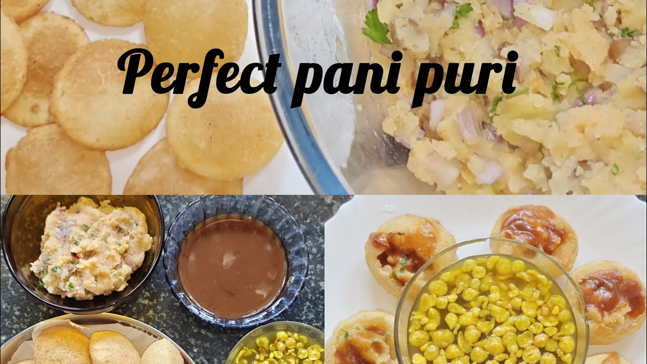 Perfect Street Style Pani Puri വീട്ടിൽ തന്നെ 💚 | Spicy & Sweet Chutney full recipe video