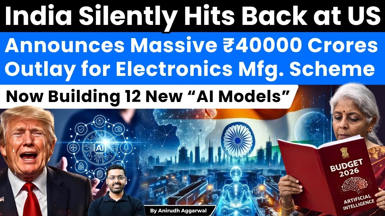 India Hits Back at US. Huge ₹40000 Crores for Semiconductor, Electronics. Building 12 New AI Models