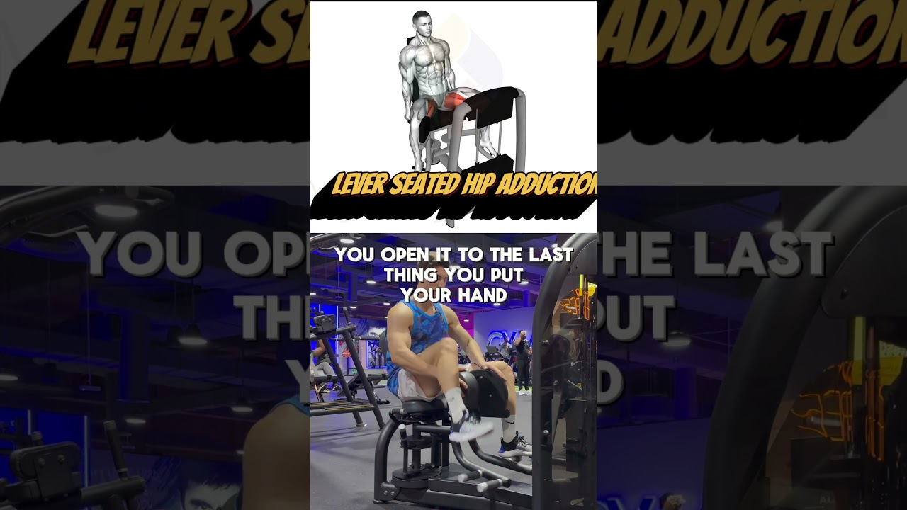 🔥 Hip Adduction | تمرين تقوية عضلات الفخذ الداخلية | الطريقة الصحيحة Inner Thigh Machine Workout
