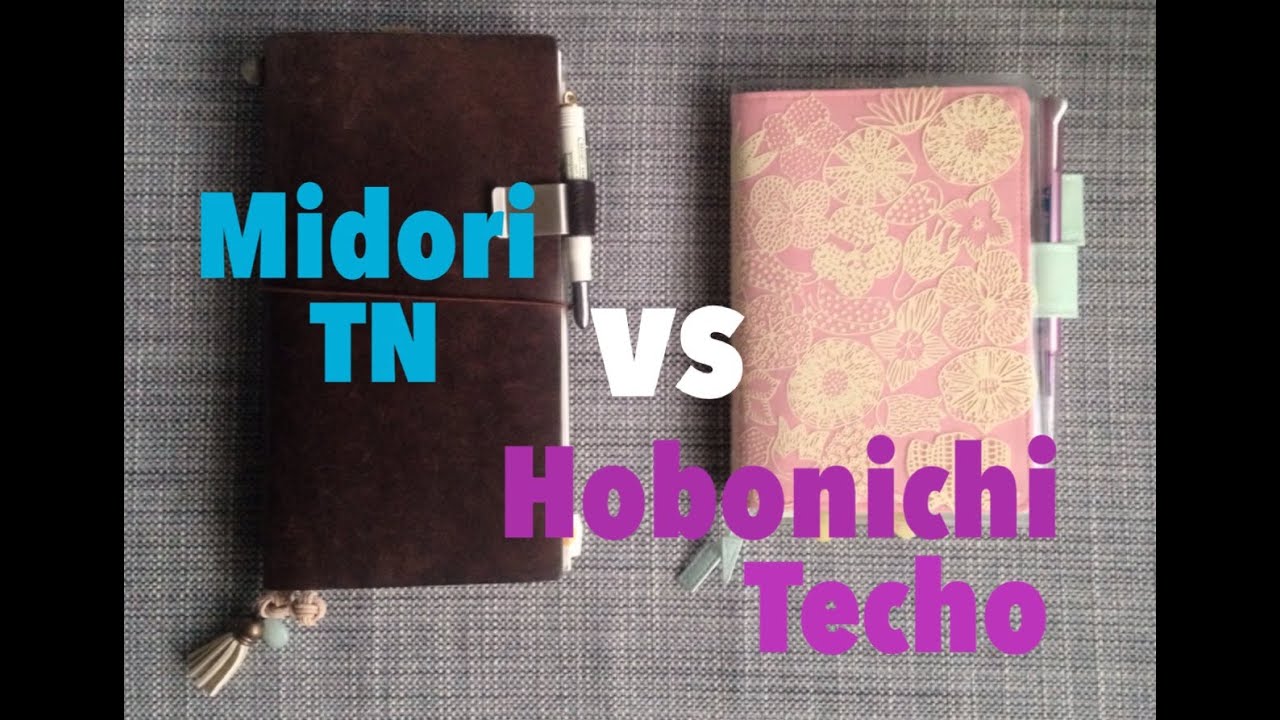 Midori Traveler's Notebook vs Hobonichi Techo A6 (original size) [HD]