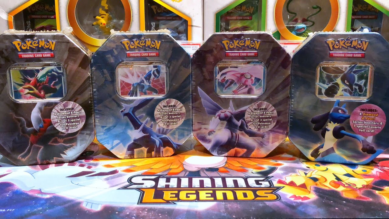 FCBM! Opening 4 Vintage Diamond and Pearl Tins! - Pokemon Cards