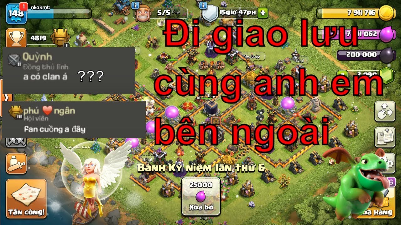 NMT | Clash of clans | Nkokmt đi chơi thăm quan c&aacute;c hội v&agrave; c&aacute;i kết