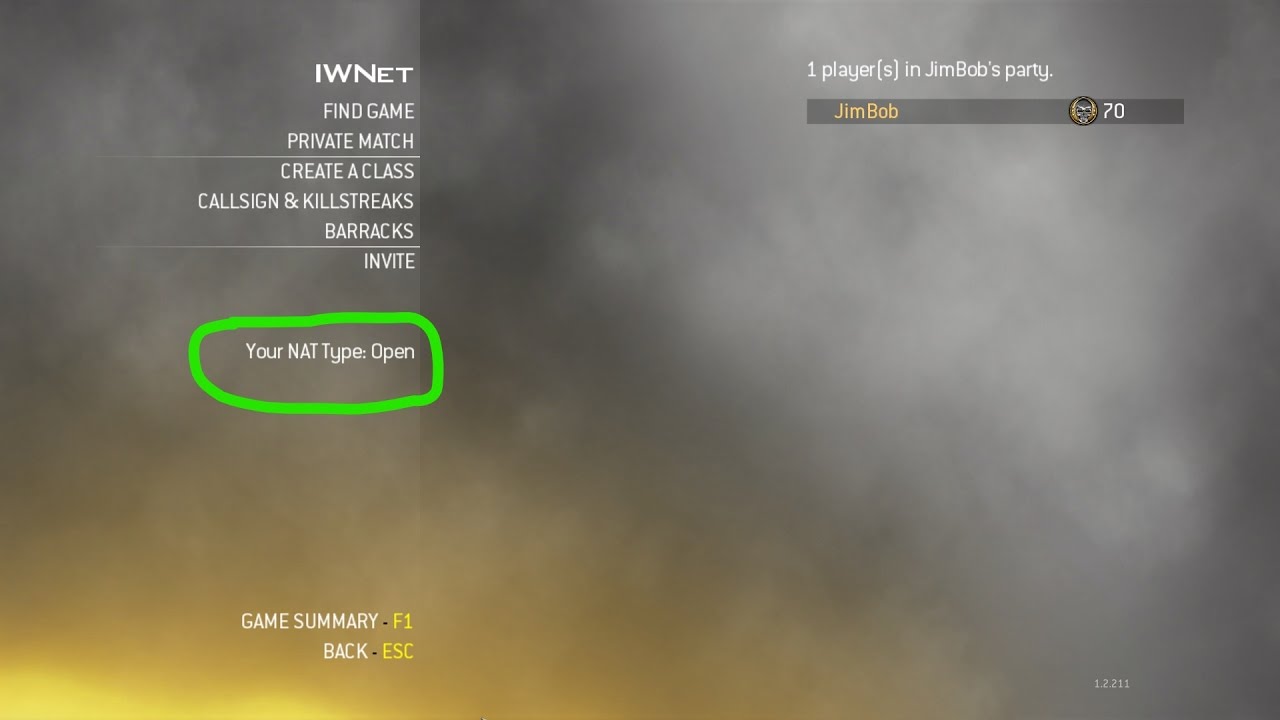 Call of Duty  Modern Warfare 2 - How to fix strict Nat type. [PC]