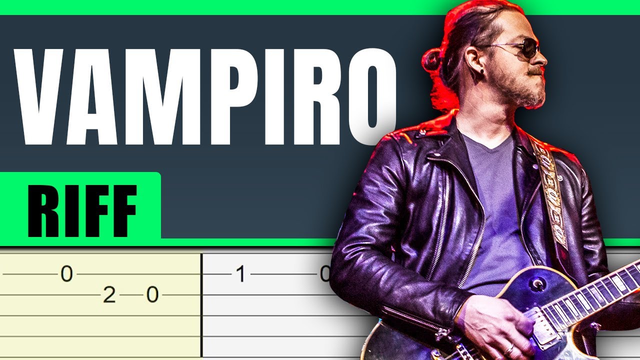 Cómo Tocar VAMPIRO - Zapato 3 | TUTORIAL DE GUITARRA | *RIFF*