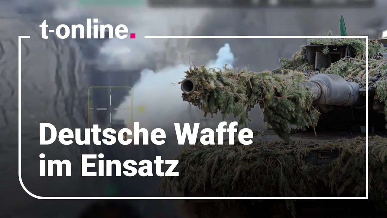 Leopard-Panzer schaltet russischen Konvoi fast im Alleingang aus