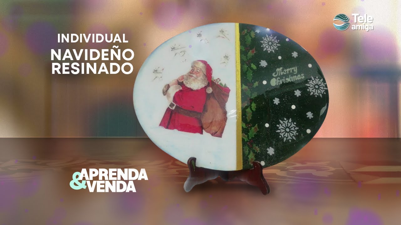 INDIVIDUAL NAVIDEÑO RECINADO en Aprenda y Venda - Teleamiga