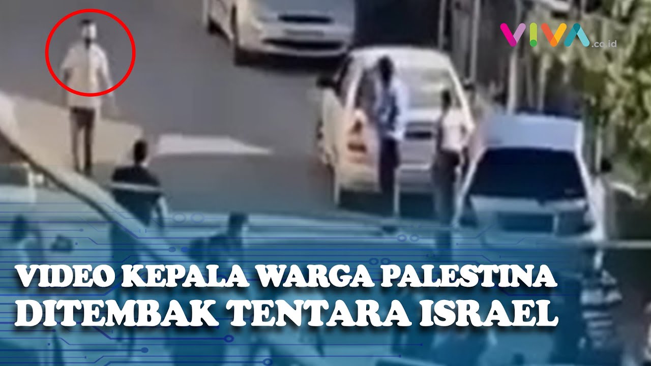 DETIK-DETIK Tentara Israel Tembak Kepala Warga Palestina dari Belakang