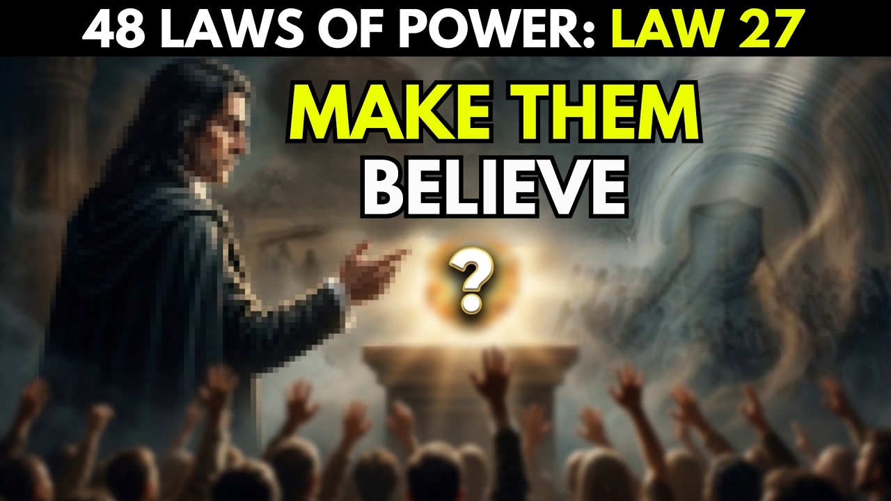 48 Laws of Power: Law 27 - Play on People's Need to Believe to Create a Cultlike Following