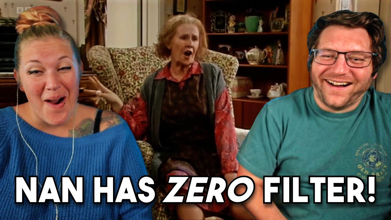 The Most Unapologetic Character EVER: Nan | Americans React to Catherine Tate - Ugly Child