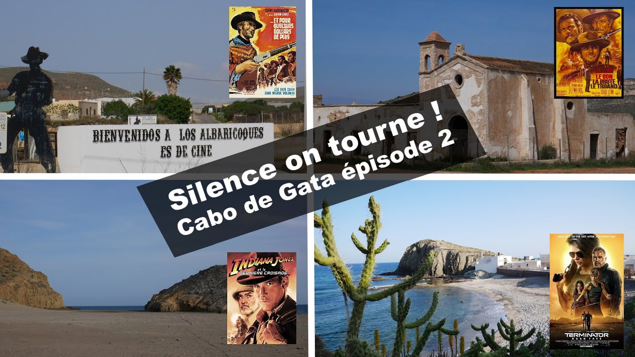 Les lieux de tournage dans le parc naturel Cabo de Gata  - Espagne