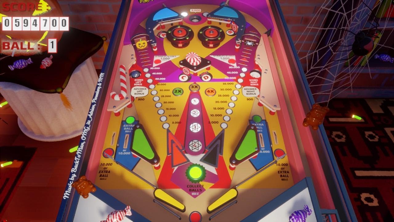 Good Old Halloween Pinball made in Dreams by Popeye98800