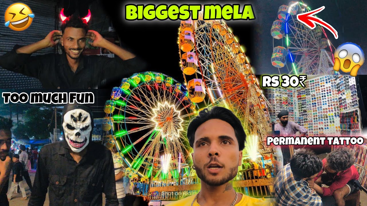 Biggest Mela In Punjab😱 || Babe Da Viah😍 || Night Mela || * Too Much Fun* Official Rahul