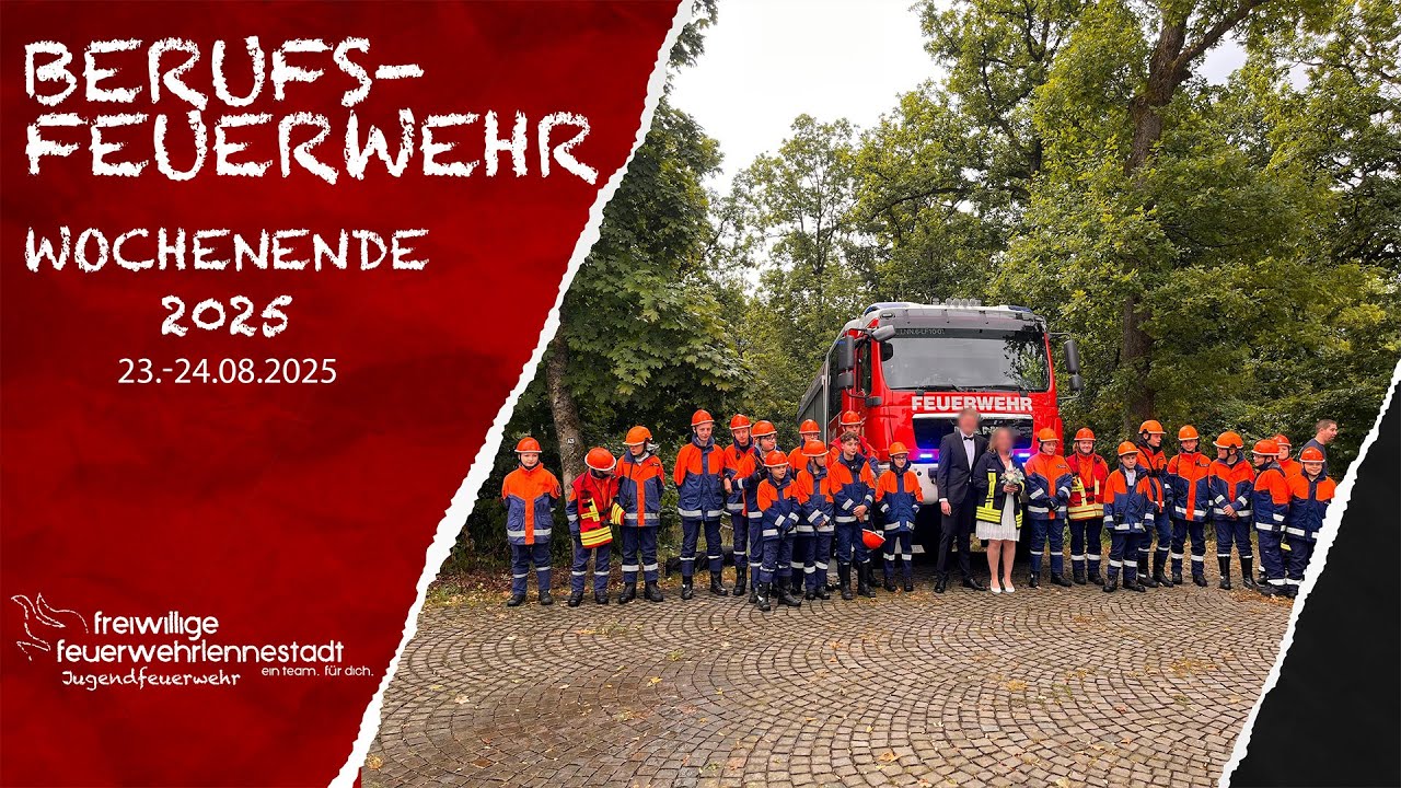 Jugendfeuerwehr Lennestadt EB 1 & 4 - Berufsfeuerwehr Wochenende 2025