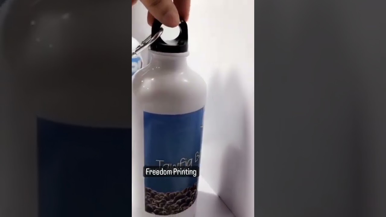 Water Bottle Print by Sublimation || FREEDOM Printing 