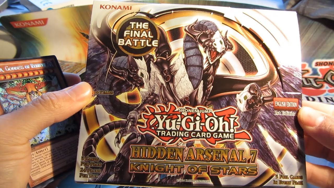 YuGiOh Hidden Arsenal 7: Knight Of Stars Booster Box Opening !