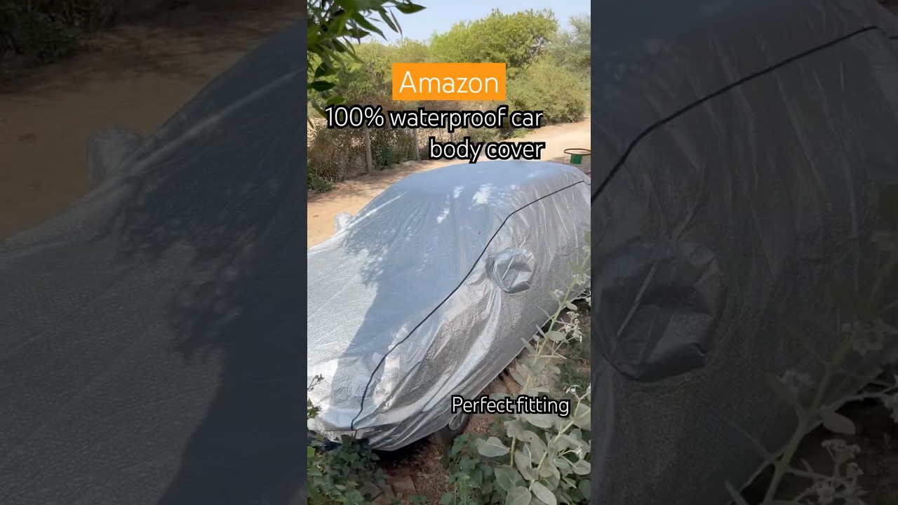 100% waterproof car cover from amazon #amazonfinds #carbodycover #caraccessories #car  #shorts