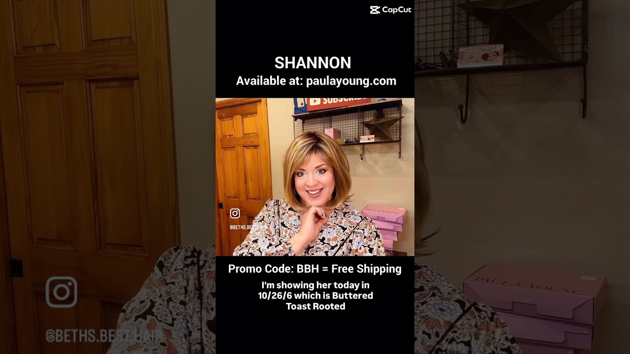 Such a Cute BOB WIG | SHANNON by Paula Young in Buttered Toast Rooted