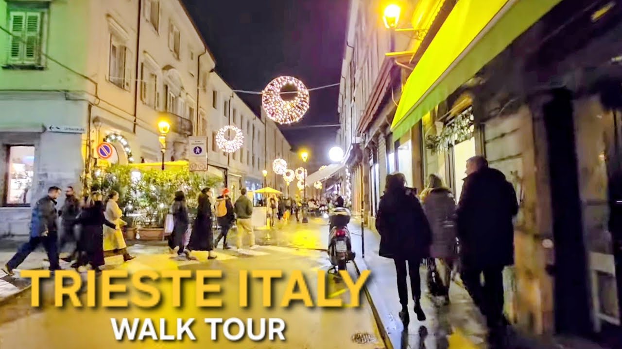 Trieste Fête Noël Italy. 