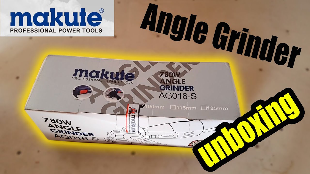Makute Angle Grinder Unboxing