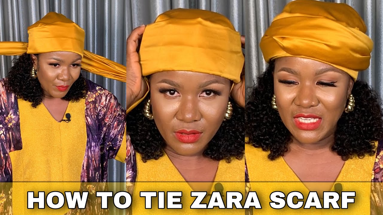 HOW TO TIE ZARA SCARF | DIY ZARA SCARF TUTORIAL | THE E.B.U.N SHOW SEASON 3 TEASER
