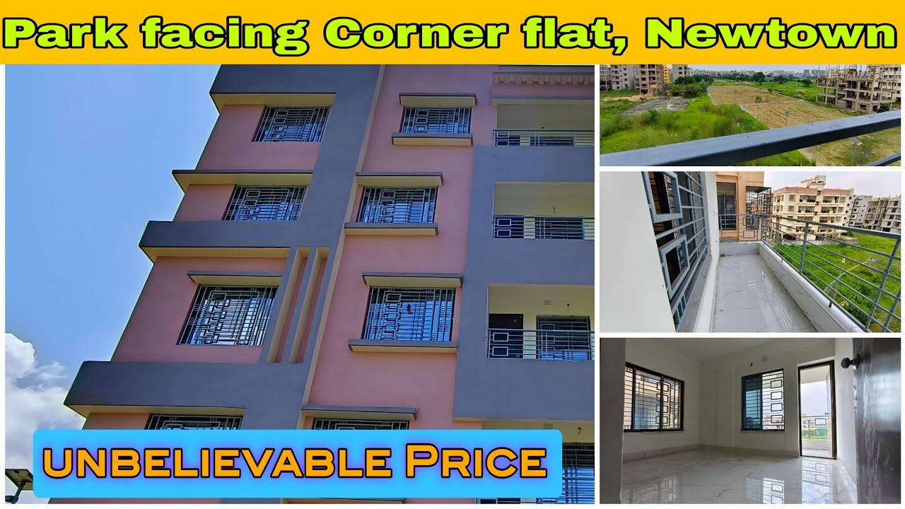 V22 | Newtown's Stunning view from Balconies and Bedrooms | 3 bhk flats for sale in new town kolkata