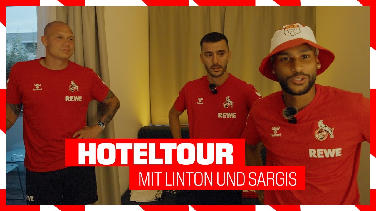 HOTELTOUR im Trainingslager | ADAMYAN und MAINA | Linton Maina hinter der Kamera | 1. FC Köln