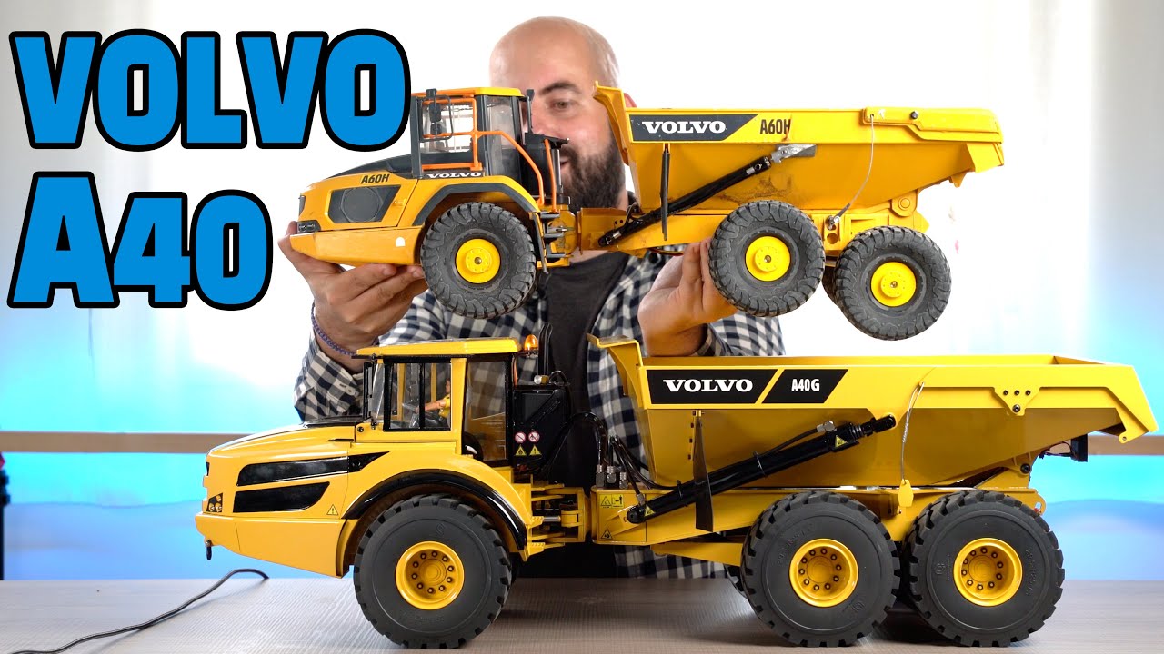 Camión VOLVO A40G RC 1/14 XDRC 🚧 Rctruck Dumper de RCBRMIN