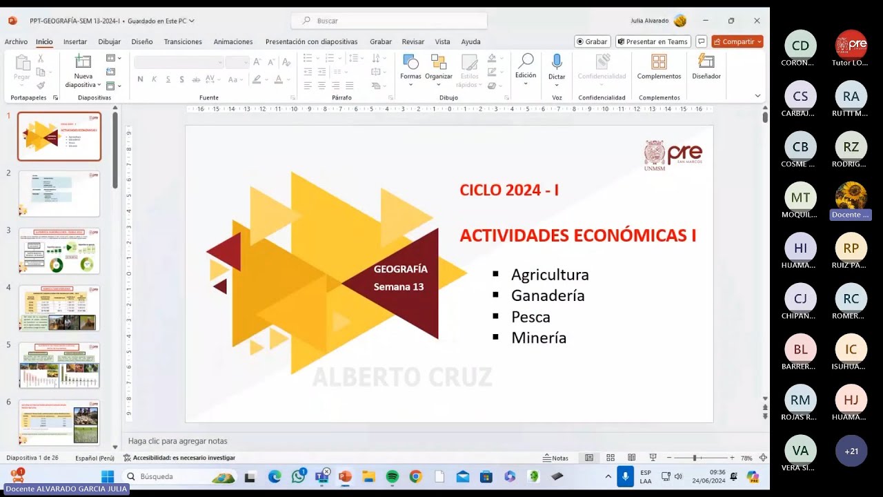 Geografía/Cívica - Semana 13 - Pre San Marcos Ciclo 2024-I (Nuevo Ciclo)