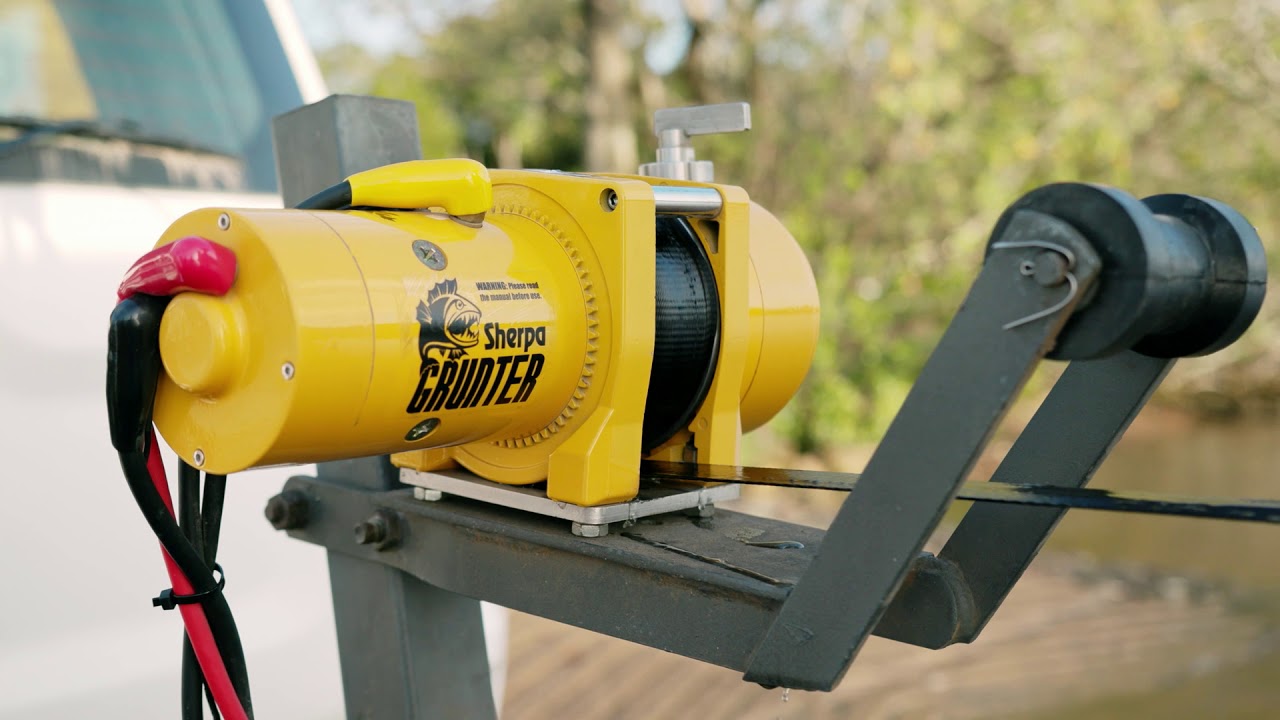 Sherpa Grunter Boat Trailer Winch