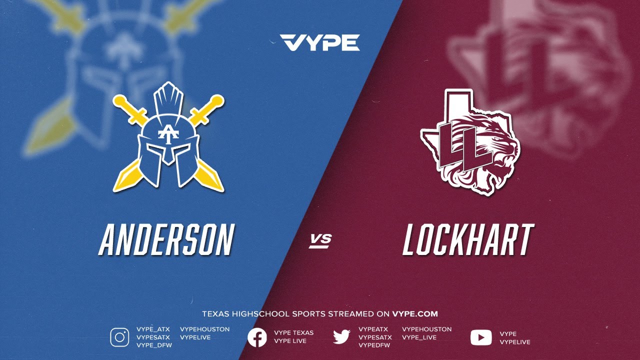 7:30PM - Football: Anderson vs. Lockhart