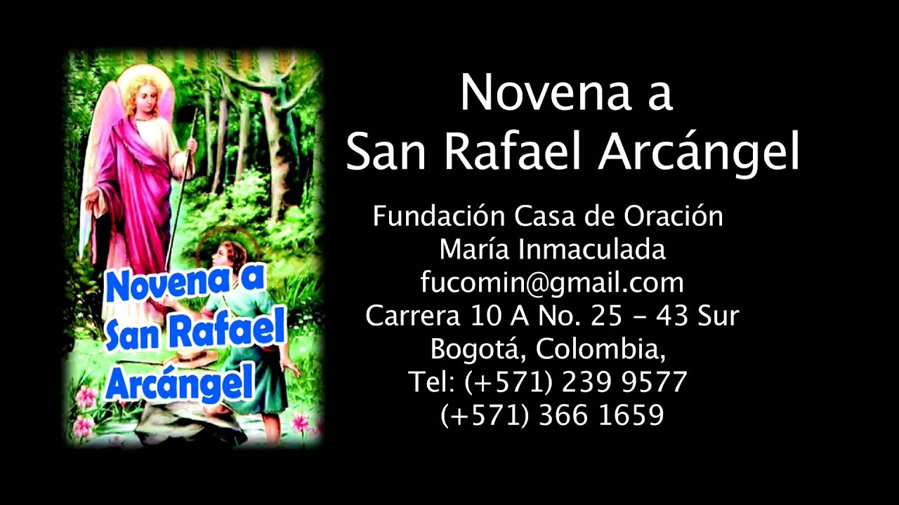 NOVENA ORIGINAL  DE SAN RAFAEL ARCÁNGEL