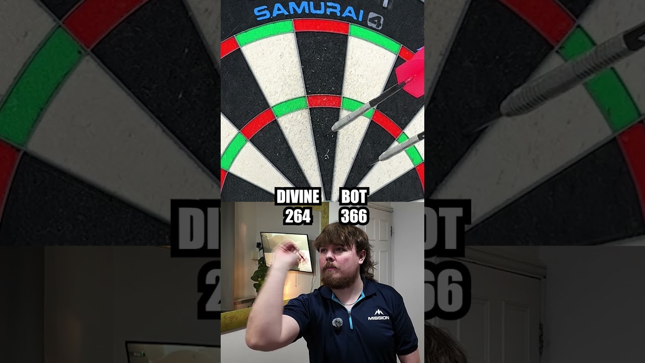 Playing the *HARDEST LEVEL* Dartbot&hellip; 💥 #darts