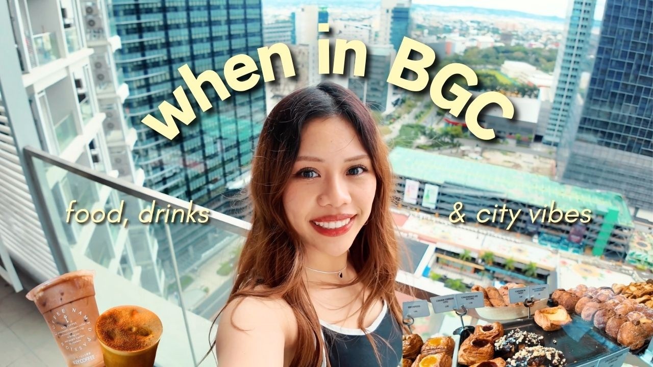 2 Days in BGC, Taguig: Aesthetic Cafes, Food, & Nightlife Vibes! ✿⊹ ࣪ ˖