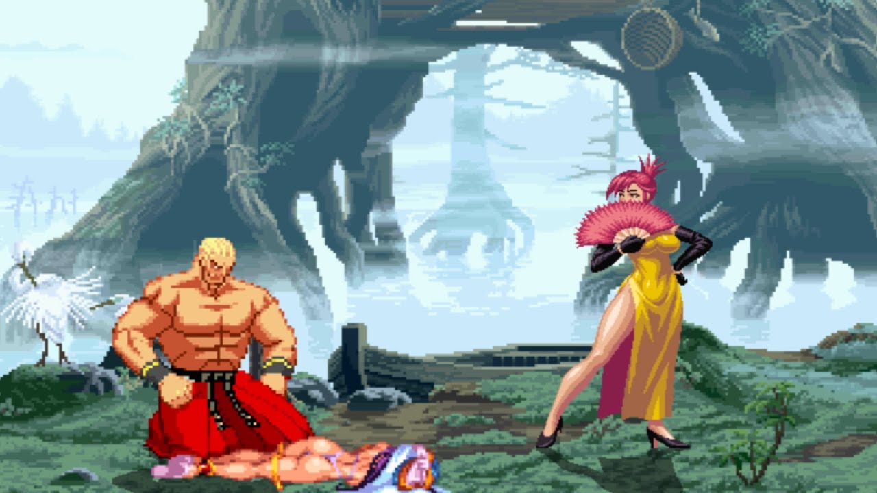 NIGHTMARE GEESE vs MARILYN SUE - High Level Gameplay - KOF Mugen