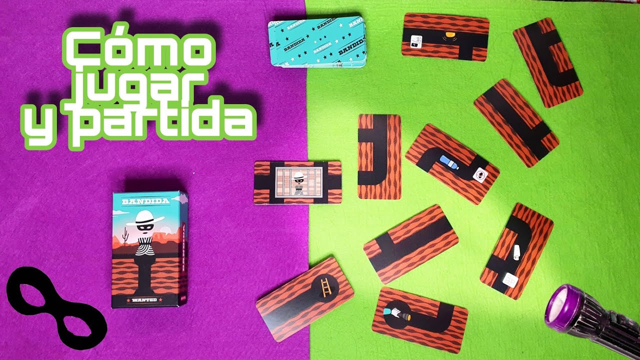Bandida Juego de mesa - Atrápala o ayúdale a escapar. Tú eliges. 🔦🕶