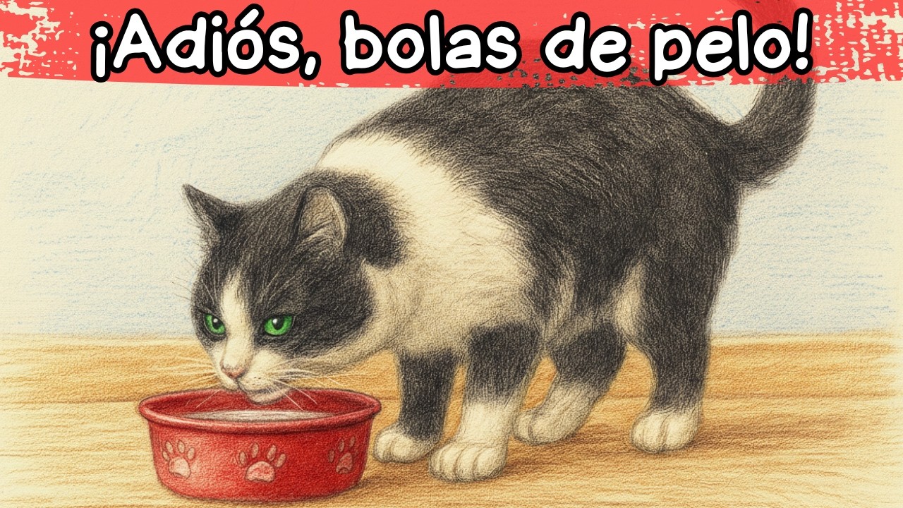 Cómo acabar para siempre con las bolas de pelo de tu gato
