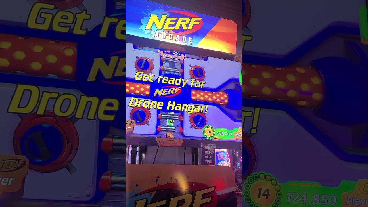 winning Nerf Arcade jackpot 4 times in a row