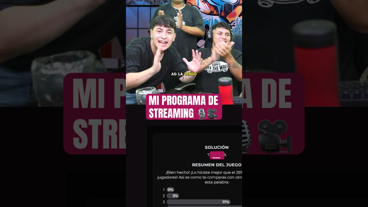 MI PROGRAMA DE STREAMING 🎥🎙️ | #wordle #fyp #parati