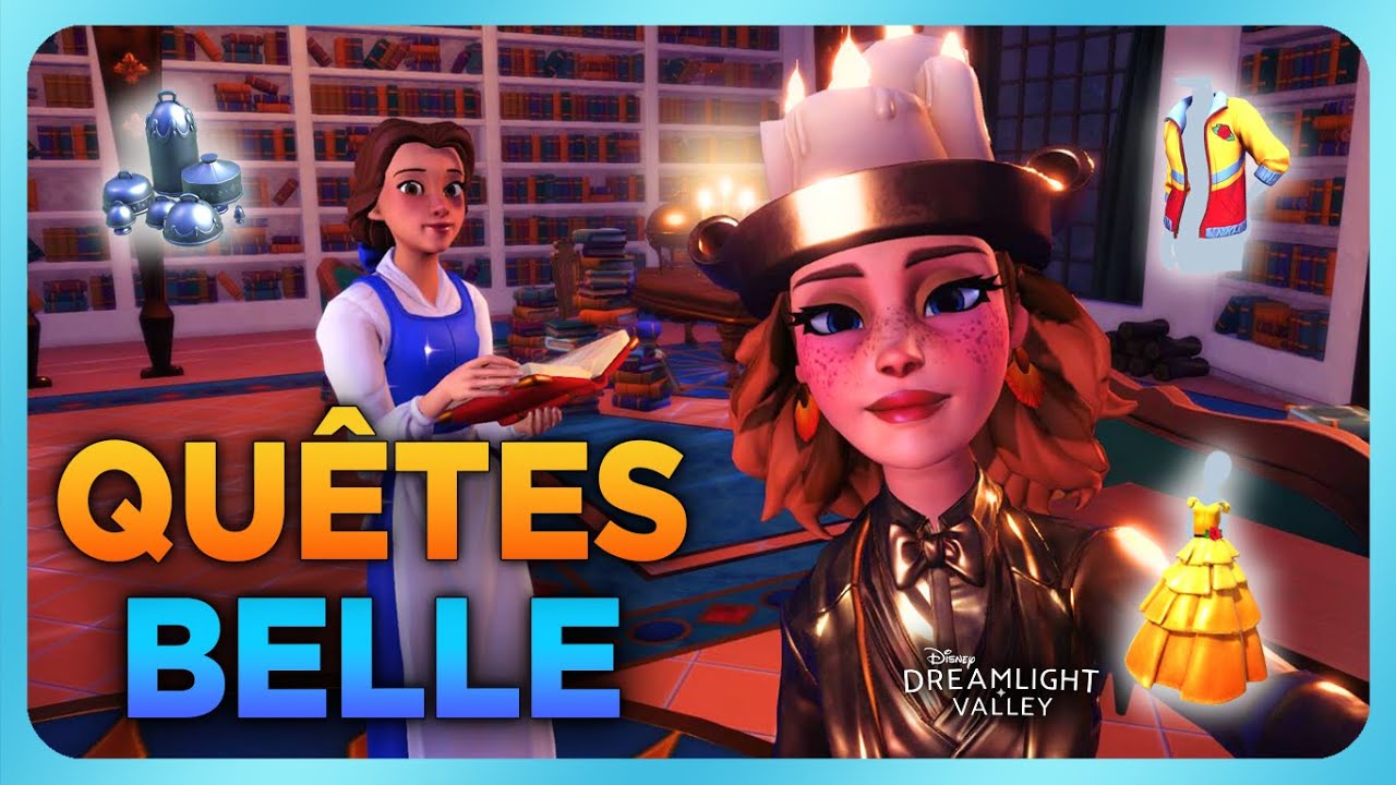 QUÊTES BELLE (NIV. 2 à 10) ⭐🌹📖