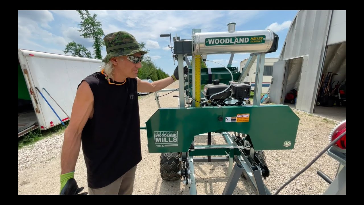 Woodland Mills HM122 & Kubota RTV 900 go OFF-ROAD SAW MILLING!
