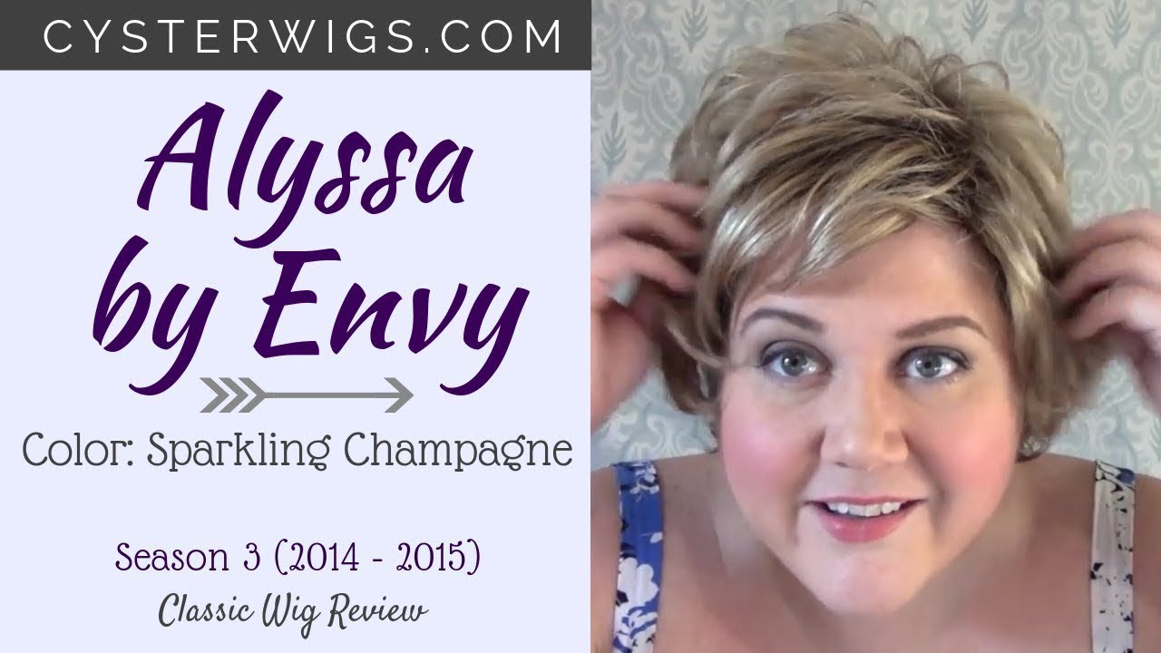 CysterWigs Wig Review: Alyssa by Envy, Color: Sparkling Champagne [S3E138 2014]