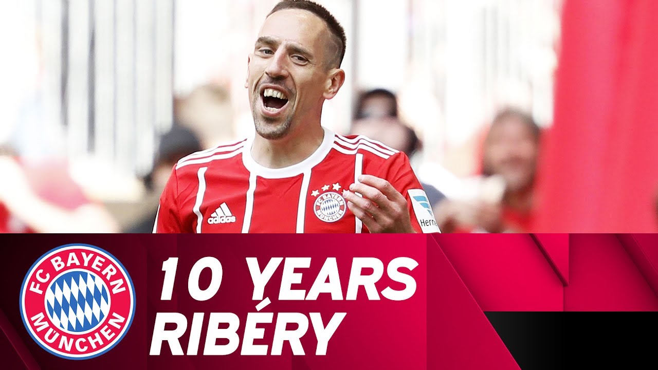10 Years Franck Rib&eacute;ry at FC Bayern!