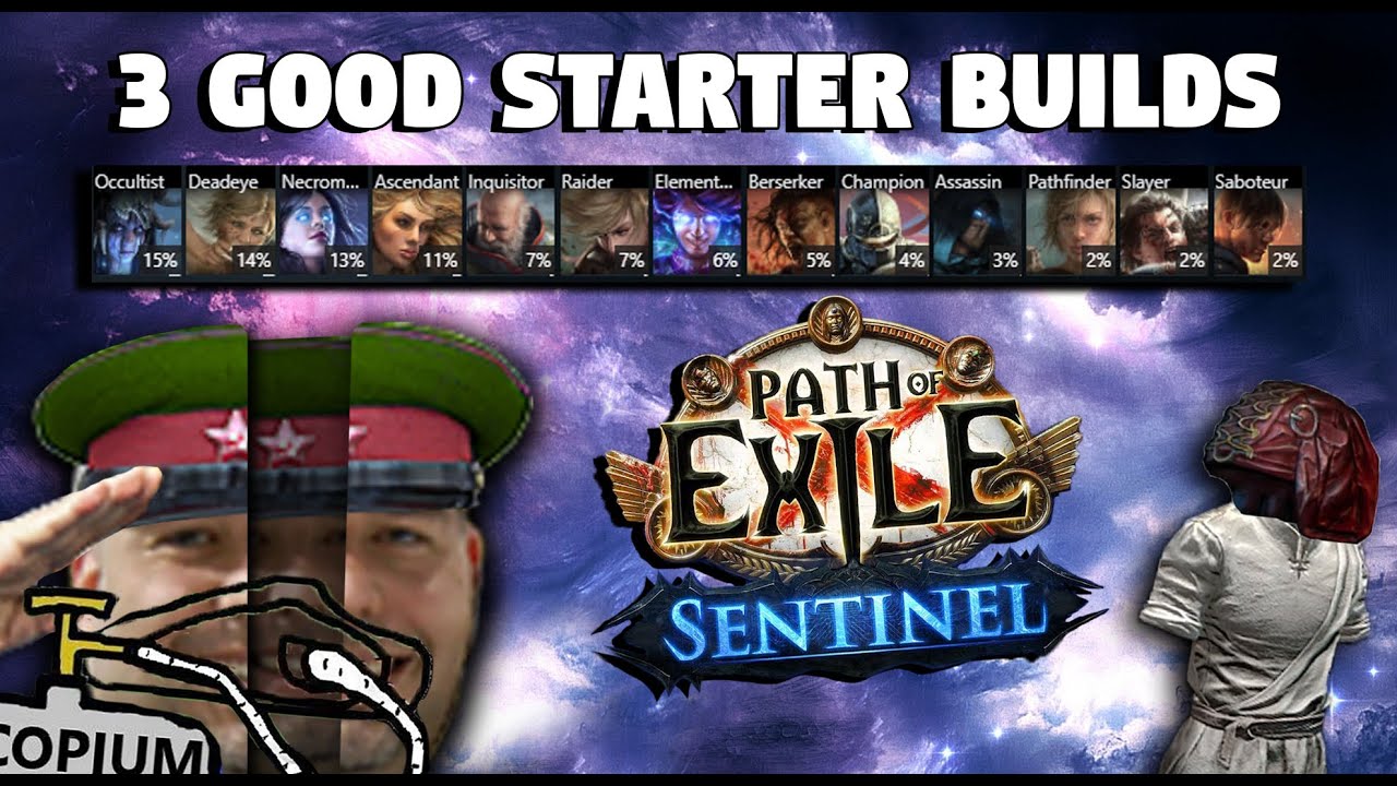 3 GOOD STARTER BUILDS FOR 3.18 [SENTINEL LEAGUE]