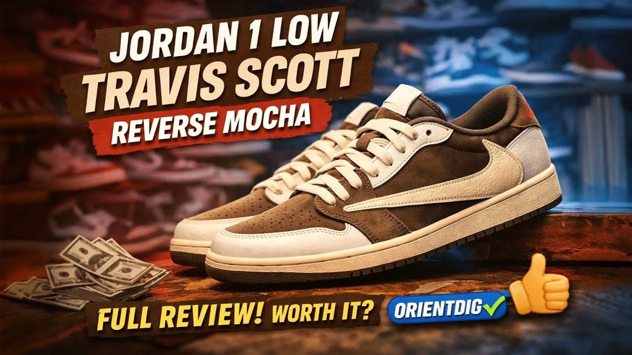 Jordan 1 Low Travis Scott Reverse Mocha Review | ORIENTDIG #orientdig
