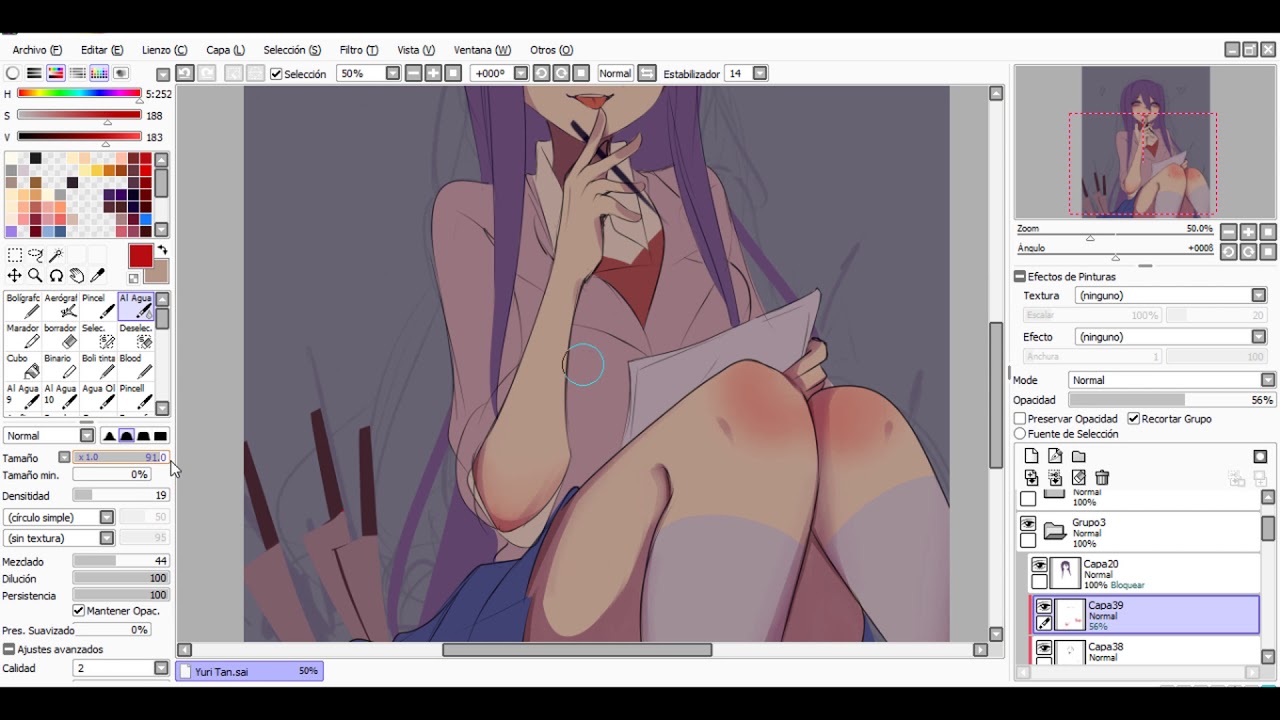 DDLC - Yuri Chan _SpeedPaint