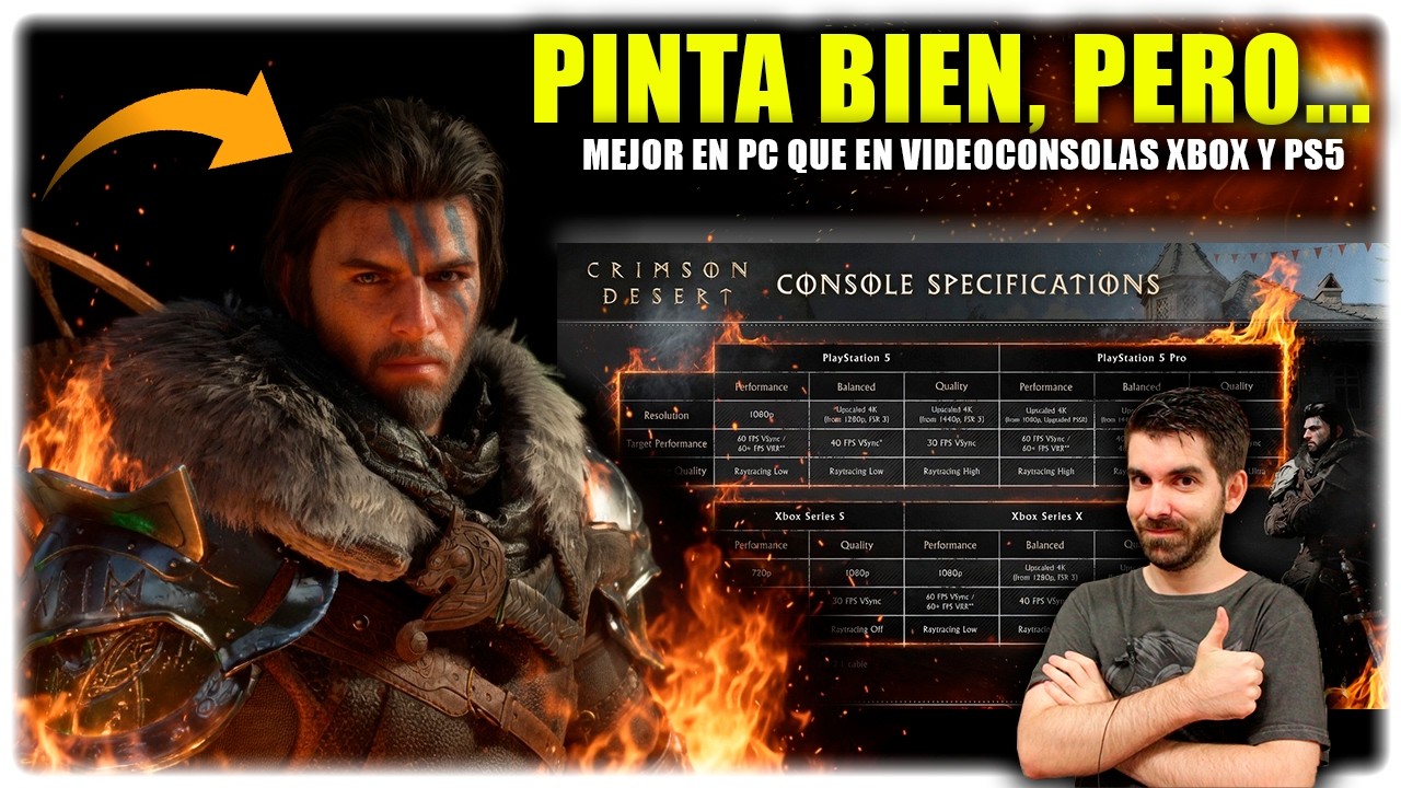 🎮 OFICIAL: Rendimiento de Crimson Desert en consolas y PC | Parece MUY COMPLETO | Xbox PS5 - Semons