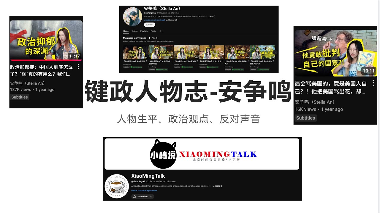 键政人物志 | 安争鸣 曾经的粉红 现在的书籍分享者
