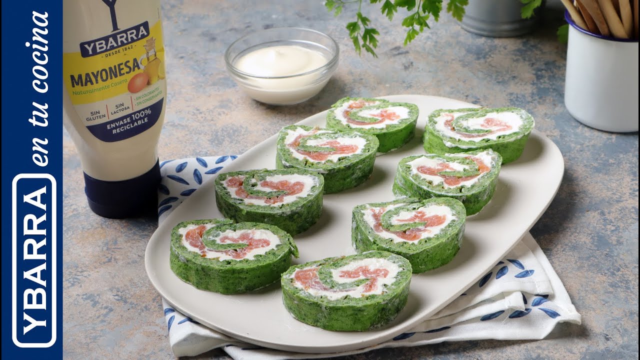 No te pierdas nuestros ROLLITOS de ESPINACAS, queso y salmón una receta rápida y perfecta para cenar