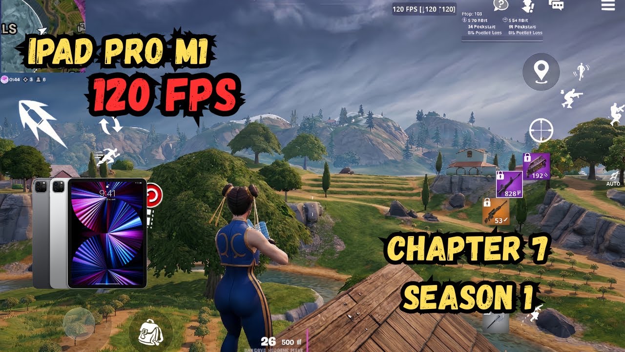 Fortnite Mobile | Gameplay Chapter 7 Season 1 - iPad Pro M1 120 FPS, More Optimized?