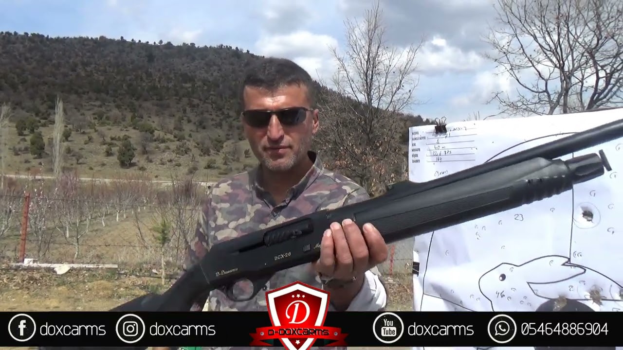 D-DOXCARMS DCX-26 SLUG NAMLU İLE TEST ATIŞI